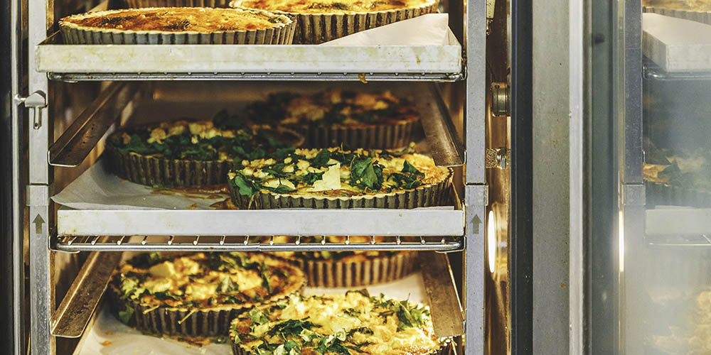 Beautiful Baked Pastries - Quiche to heat and serve